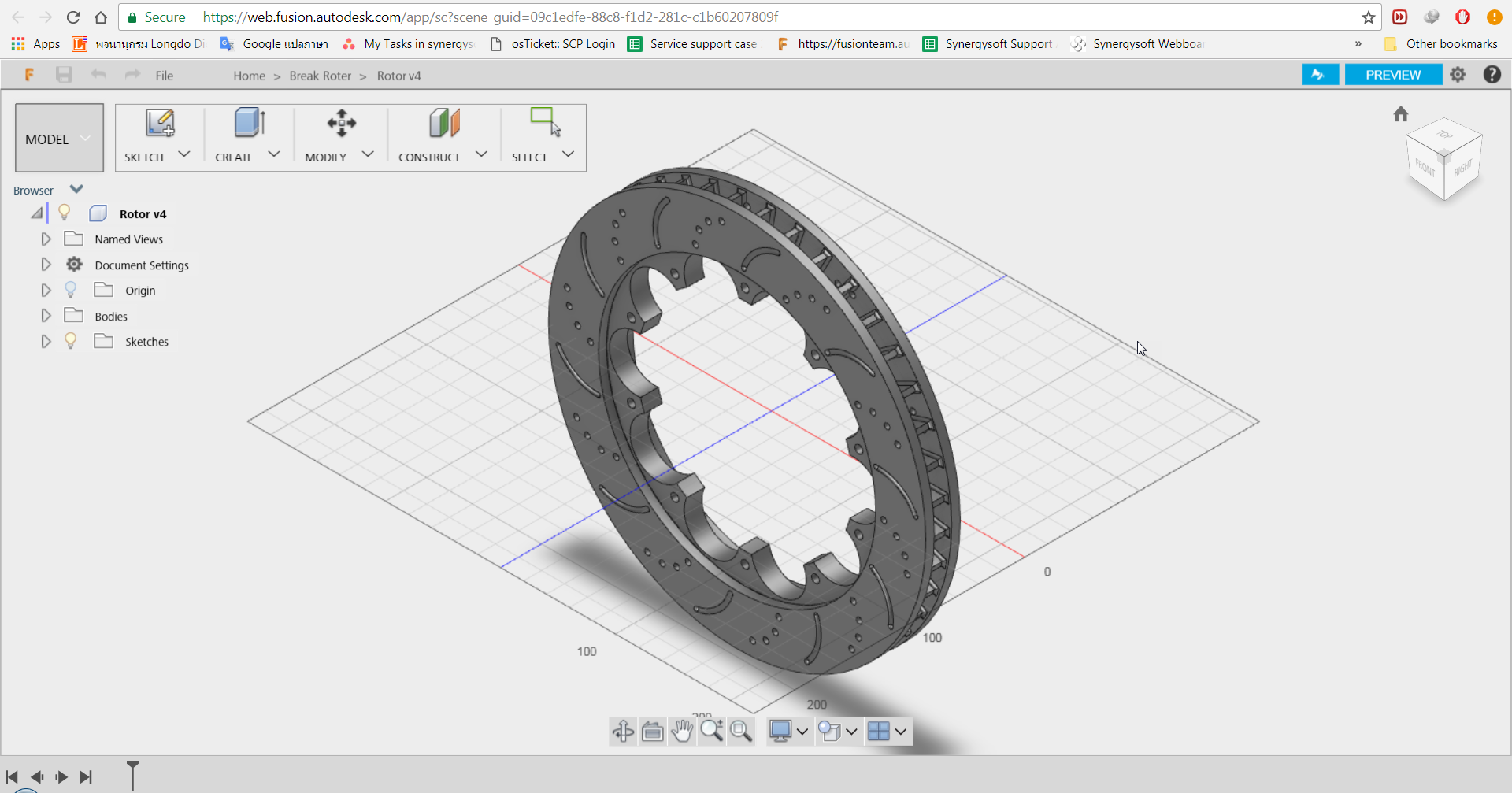 Fusion 360 : ใช้งานผ่าน web Fusion 360 : ใช้งานผ่าน web