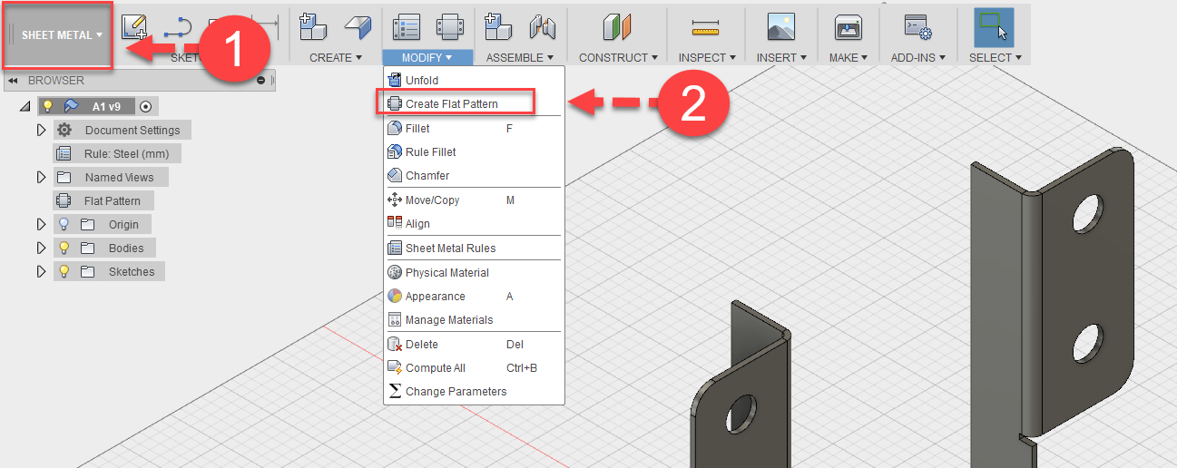 Fusion 360 Tip & Trick 49 : Export Sheet metal Fusion 360 Tip & Trick 49 : Export Sheet metal