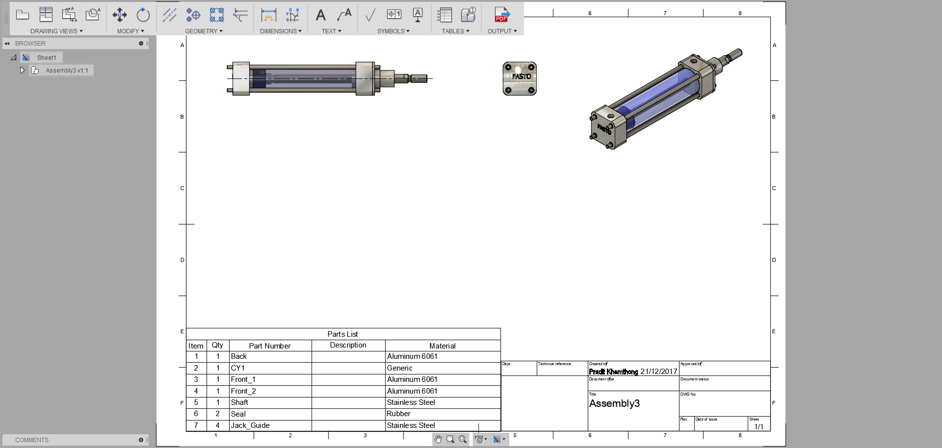 Fusion 360 Tip & Trick 51 แสดงชิ้นงานใน Section View Fusion 360 Tip & Trick 51 แสดงชิ้นงานใน Section View