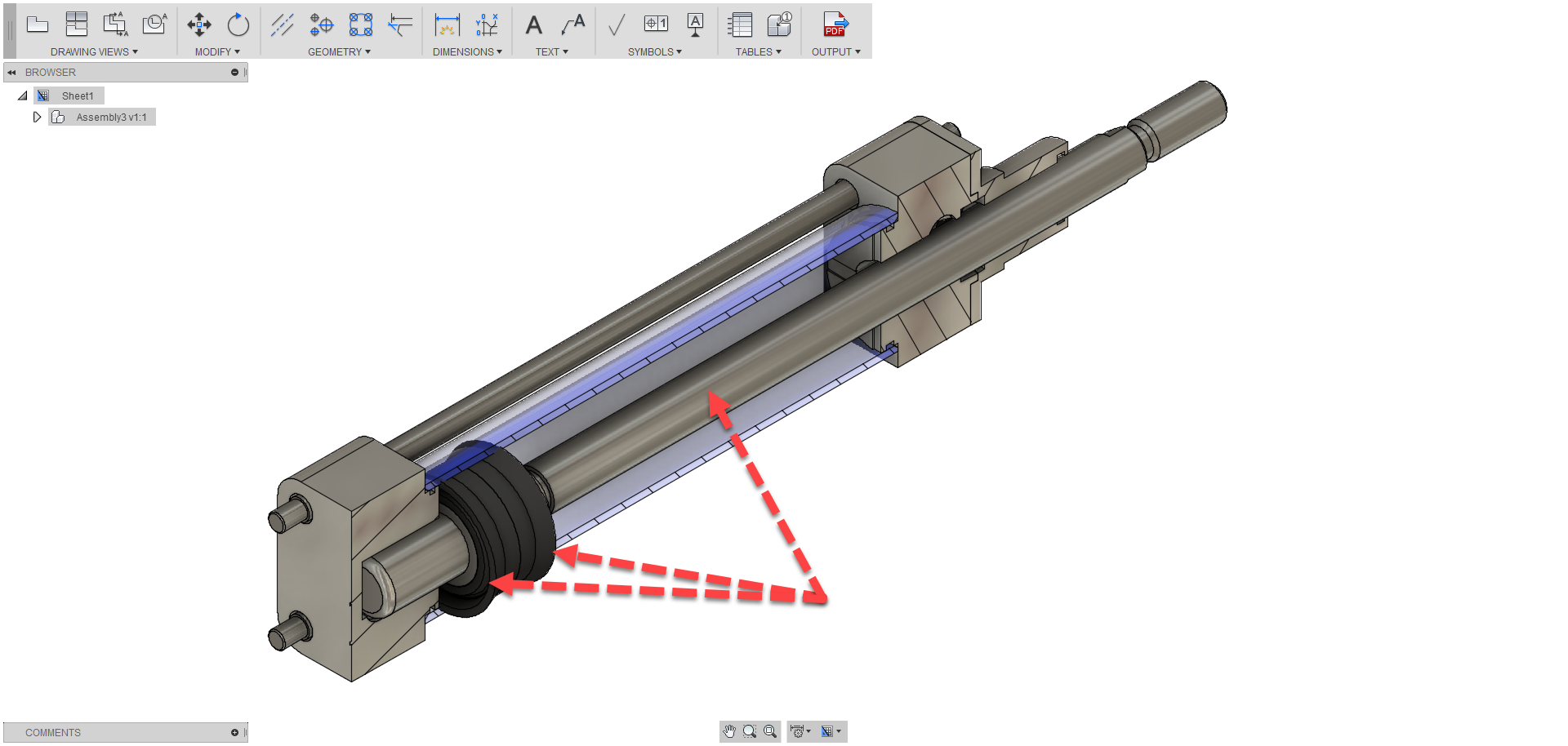 Fusion 360 Tip & Trick 51 แสดงชิ้นงานใน Section View Fusion 360 Tip & Trick 51 แสดงชิ้นงานใน Section View