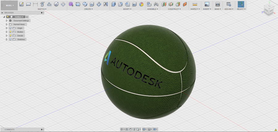 Fusion 360 tip & trick 57 ใส่รูปภาพบนผิวโค้ง Fusion 360 tip & trick 57 ใส่รูปภาพบนผิวโค้ง