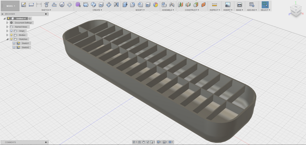 Fusion 360 Tip & Trick 59 : การสร้าง Rib Fusion 360 Tip & Trick 59 : การสร้าง Rib