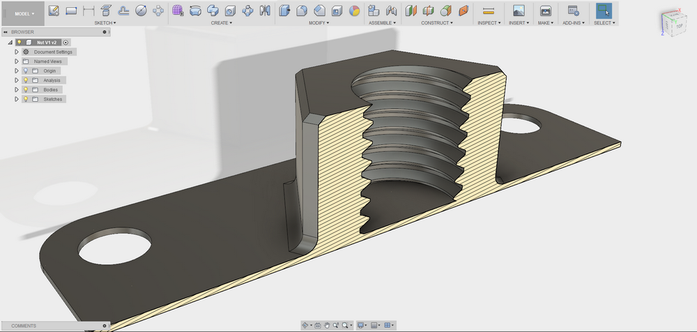 Fusion 360 tip & trick #60 การทำเกลียว Fusion 360 tip & trick #60 การทำเกลียว