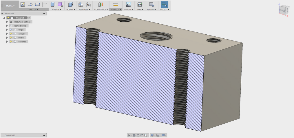 Fusion 360 Tips & Tricks 63 การเจาะรูพร้อมกับการทำเกลียว Fusion 360 Tips & Tricks 63 การเจาะรูพร้อมกับการทำเกลียว