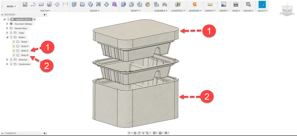 Fusion 360 Tips : Split Core and Cavity Fusion 360 Tips : Split Core and Cavity