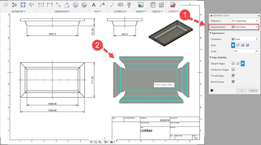 Fusion 360 Tips & Tricks #77 แผ่นคลี่ Fusion 360 Tips & Tricks #77 แผ่นคลี่