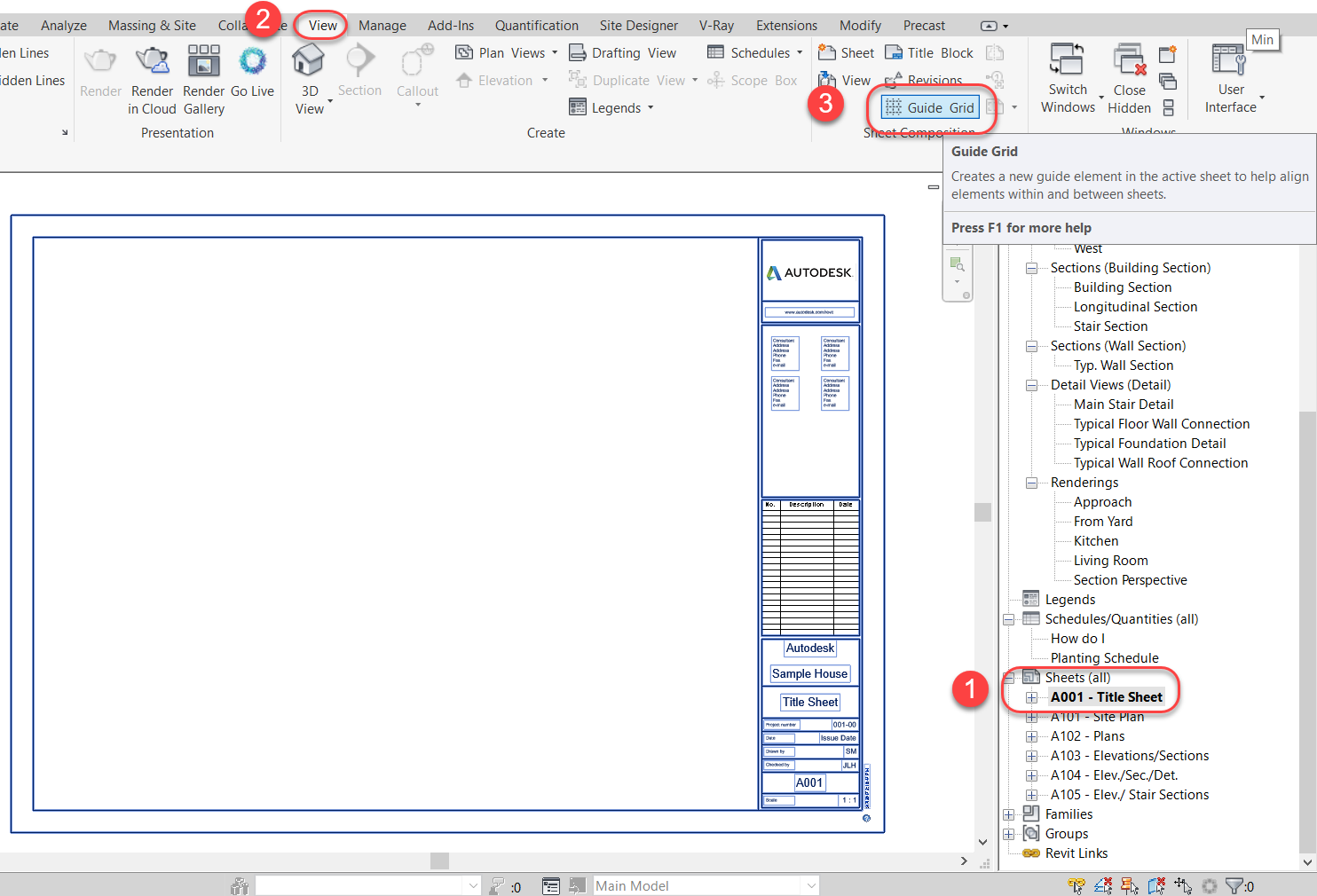 revit tip : สร้างเส้นแนวอ้างอิง revit tip : สร้างเส้นแนวอ้างอิง