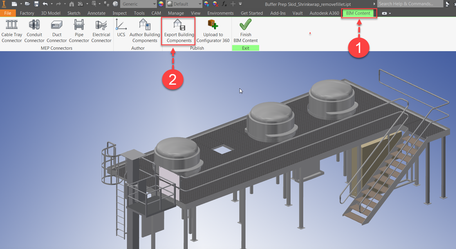 Inventor : Export to Revit Inventor : Export to Revit
