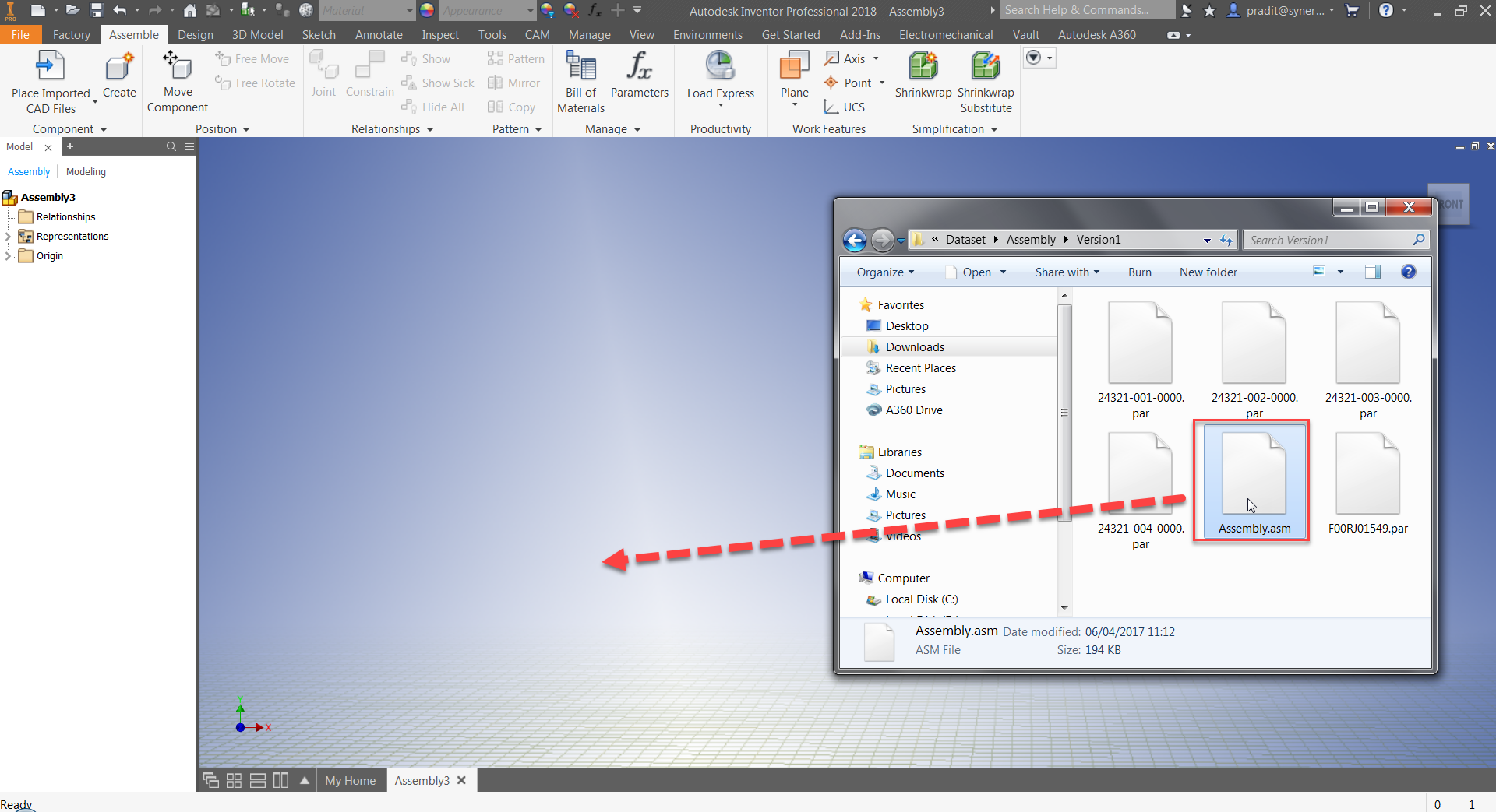 Inventor Tip & Trick 75 เปิดไฟล์ Solid Edge Inventor Tip & Trick 75 เปิดไฟล์ Solid Edge
