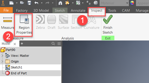 inventor tip & trick 81 การหาพื้นที่ inventor tip & trick 81 การหาพื้นที่