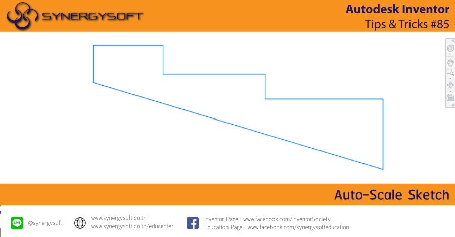 Inventor Tips & Tricks 85 Auto-Scale Sketch Inventor Tips & Tricks 85 Auto-Scale Sketch
