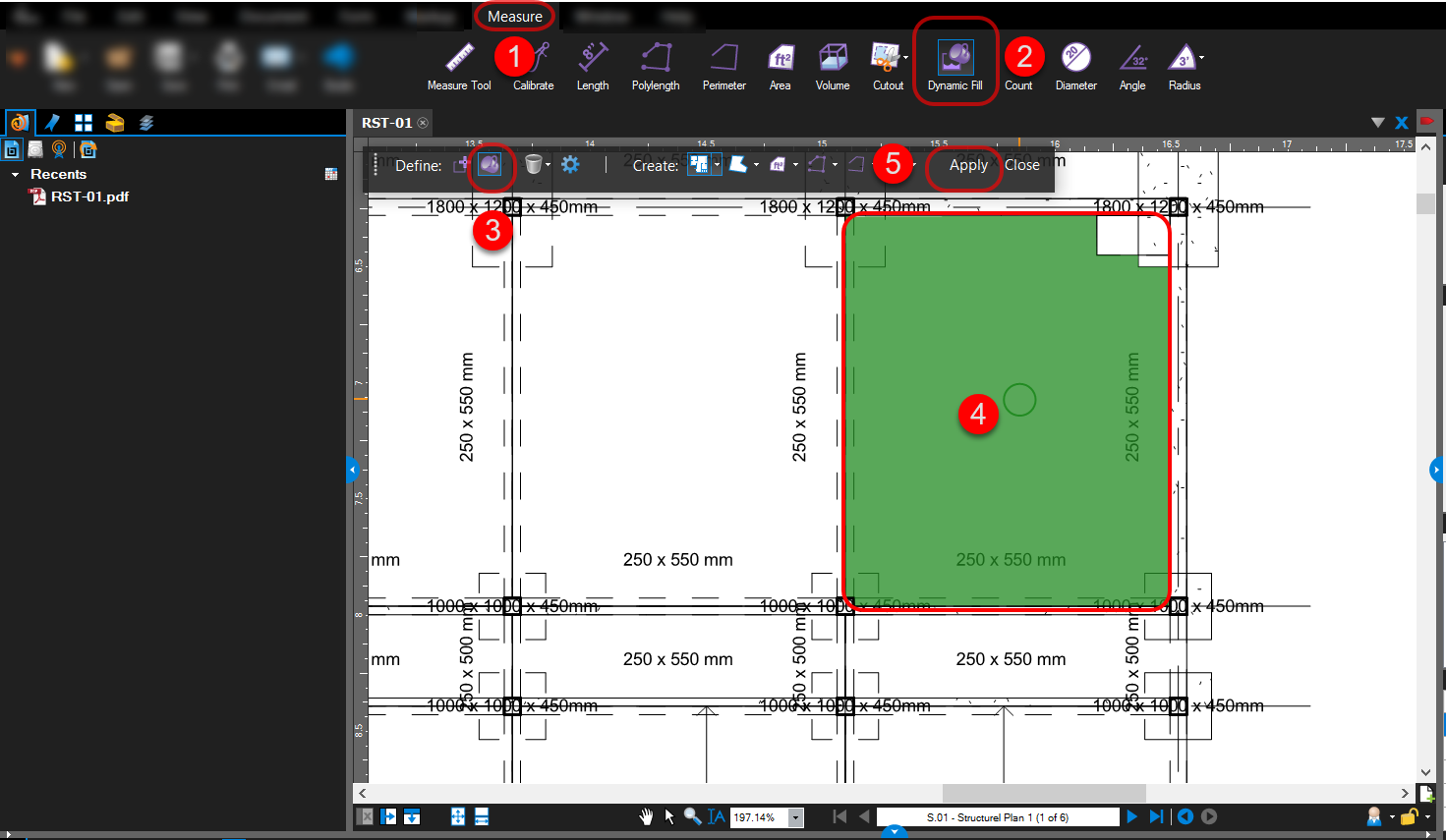 Bluebeam Revu ลงสีบนแบบแปลน PDF Bluebeam Revu ลงสีบนแบบแปลน PDF