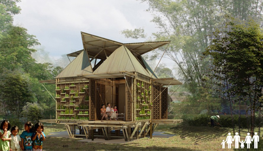 Bamboo homes by H&P Architects