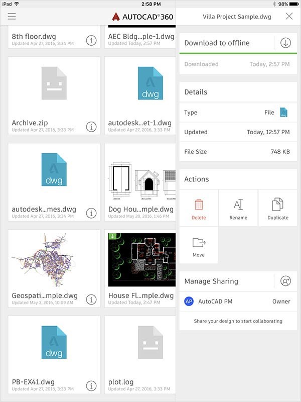 Autodesk AutoCAD360