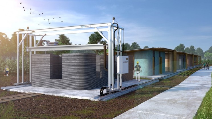 3D Printed Concrete House 3