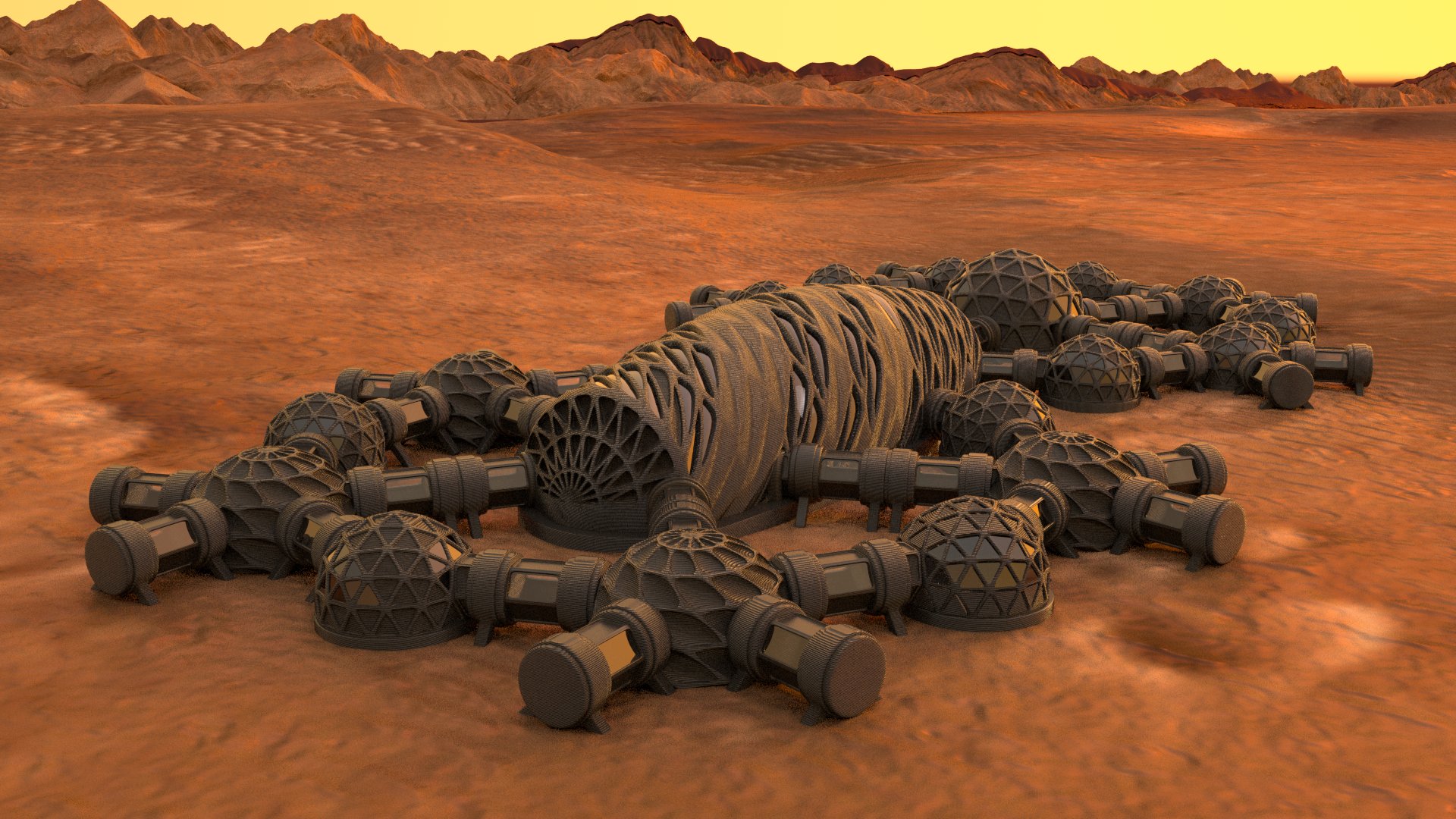 NASA+Autodesk สร้างบ้านบนดาวเคราะห์ด้วยการพิมพ์ 3D